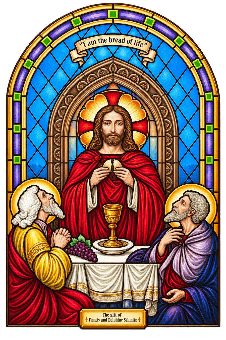 Stained-glass window for this week's bulletin